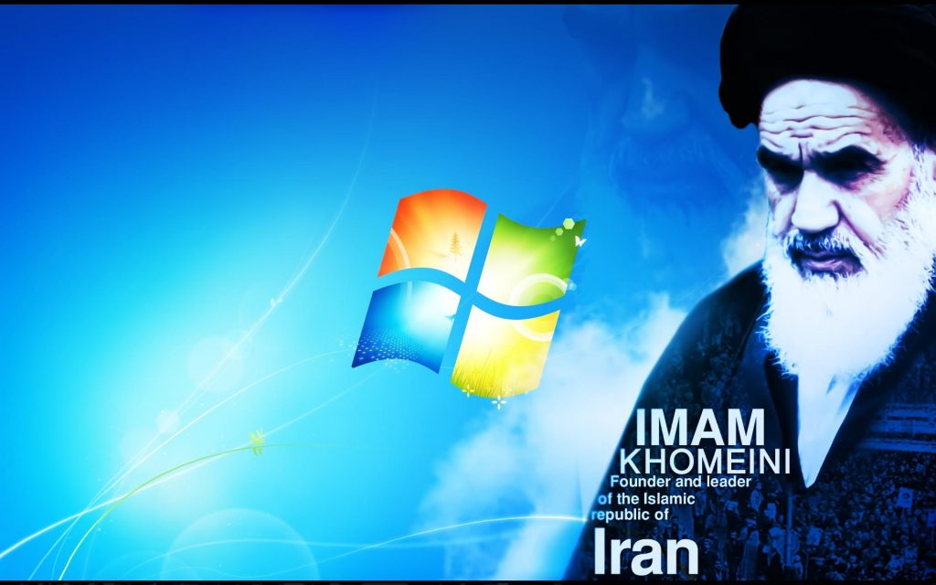 بک گراند زیبای امام خمینی مخصوص ویندوز